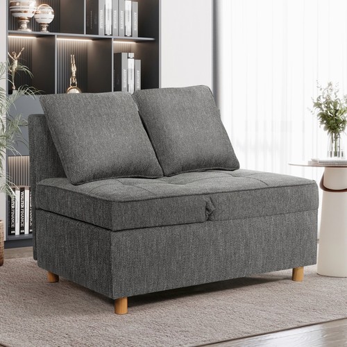 Folding ottoman sofa bed chair - sofa,