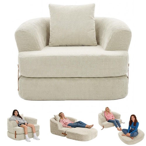 Folding sofa bed - 3-in-1,