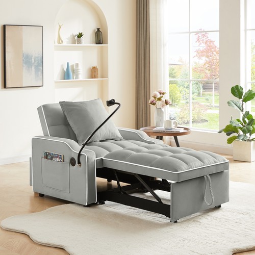 Sleeper sofa chair - sleeper, bed,