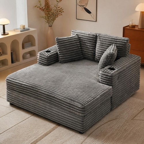 Oversized chaise lounge chair - oversized,