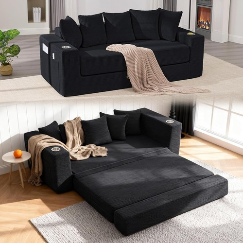 Convertible sofa bed - 76",