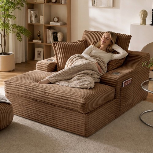 Oversized chaise lounge - 67",