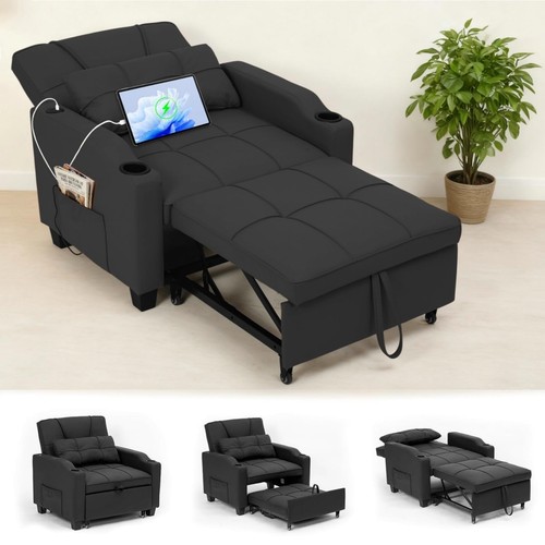 Sofa bed sleeper chair - 3-in-1,