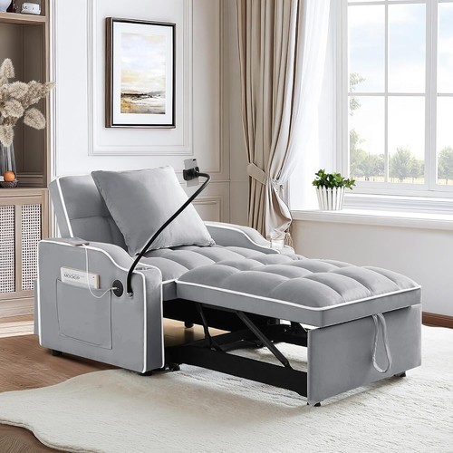 Convertible futon sofa - 3-in-1,