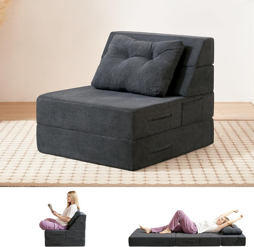 Folding sofa bed single - sofa, bed,
