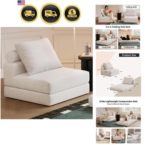 Folding sofa bed in 1 - sofa, 3-in-1
