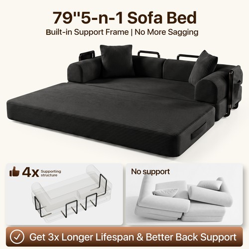 Convertible sleeping sofa - convertible, bed