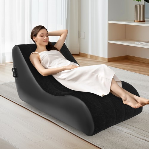 Single inflatable sofa bed - single,