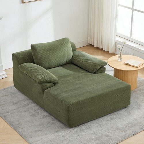 Oversized lounge chaise - oversized,
