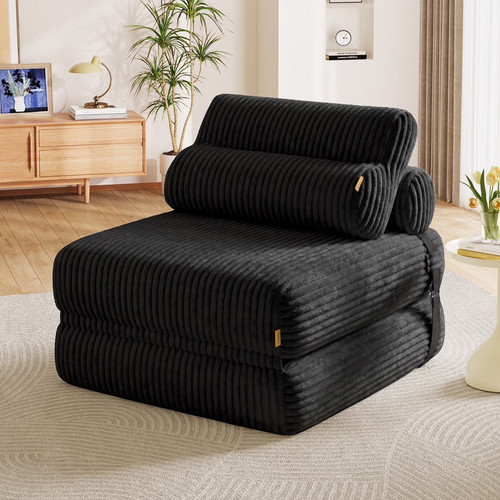 Folding sofa bed corduroy - sofa, bed,
