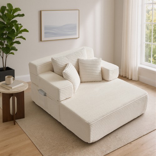 Convertible chaise - 2-in-1,