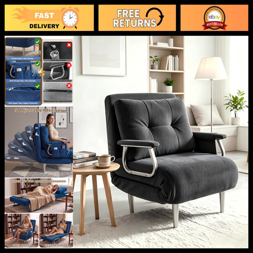 Position folding futon - 5-position, sofa