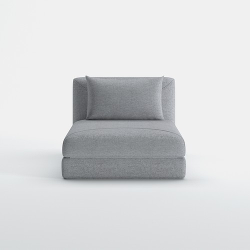 Convertible futon chair light - chair,