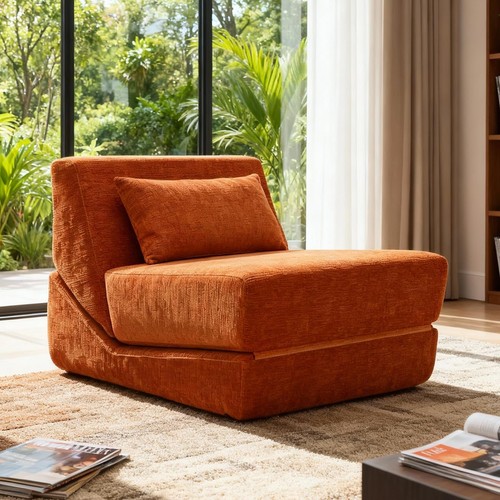Fold out chair bed - out,