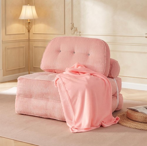 Pink boneless chair bed with - boneless,