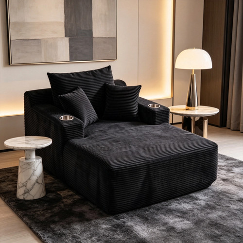 Oversized chaise lounge - 67",